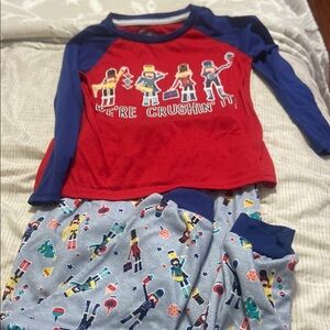 🟢10x$20 Kids Pajamas Set - Red and Blue